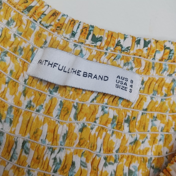 Faithfull the Brand Yellow Floral Jumpsuit - Picture 8 of 16